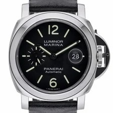 Panerai — Panerai Luminor Marina PAM00104 With 44mm Steel Case and Black Dial. Good Con... — Watch — resale