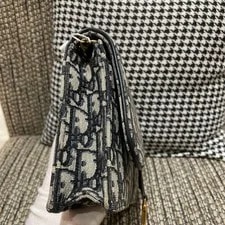 Dior Saddle Classic Monogram Removable Metal Chain - Very Good #M2LB6M 2