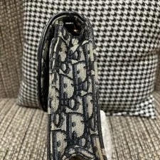 Dior Saddle Classic Monogram Removable Metal Chain - Very Good #M2LB6M 3
