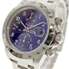Tudor Chronotime Tiger Prince Date 79280 Blue #51526 2