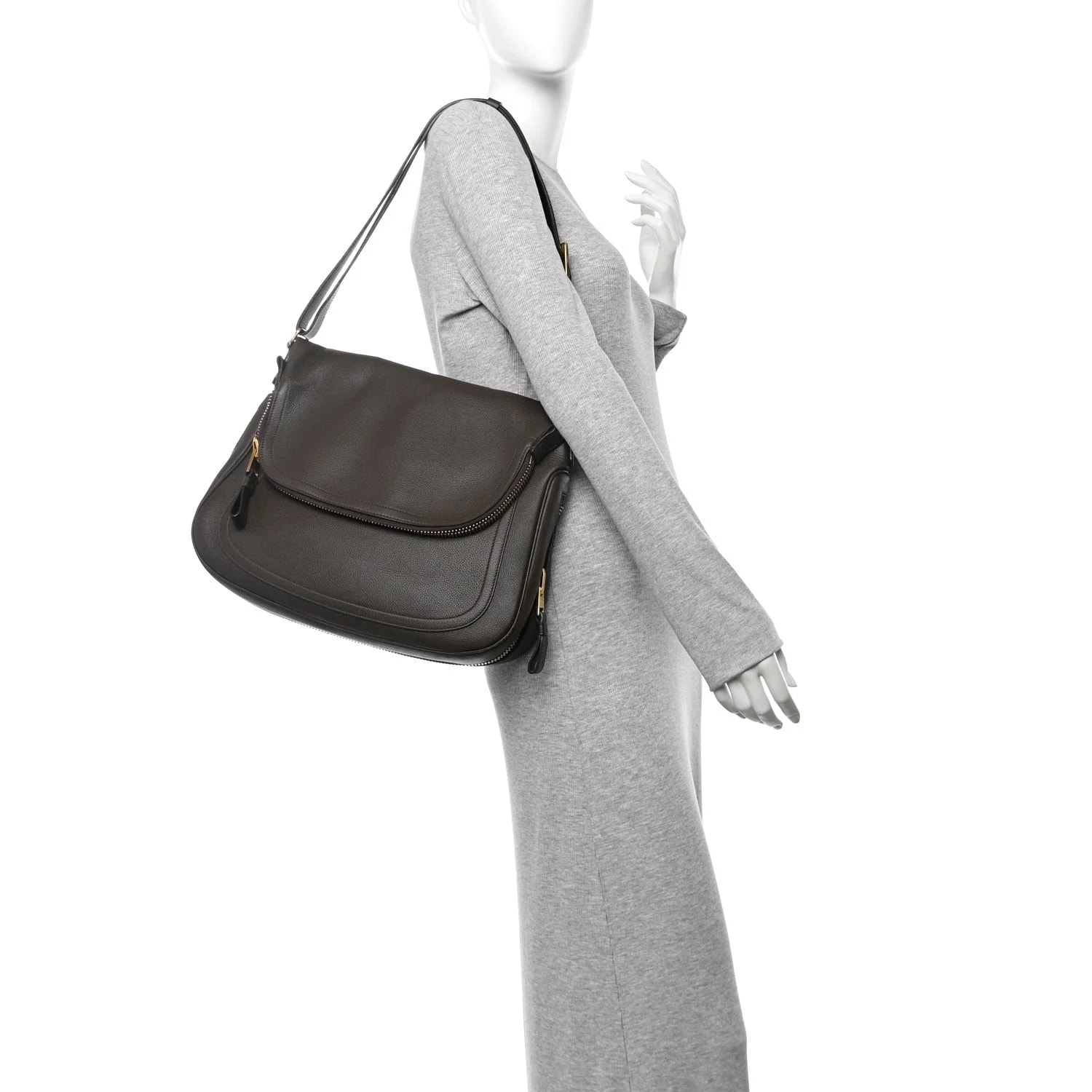 Grained Large Jennifer Crossbody 2