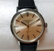 IWC Beyer Cal854 Fish Crown Automatic 1966 Leather Strap 2