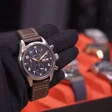 IWC Pilot Spitfire Chronograph Black Dial 2022 IW387903 3