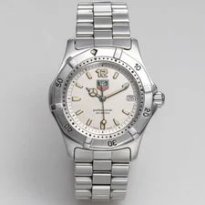 Tag Heuer — Tag Heuer Professional 2000 Quartz Gray Date 34 Mm — Watch — resale