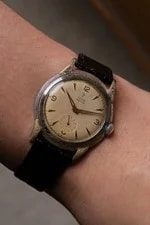 Circa 1950s Tudor Aqua Serviced With and Pouch 3
