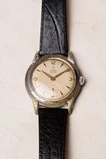 Circa 1950s Tudor Aqua Serviced With and Pouch 4
