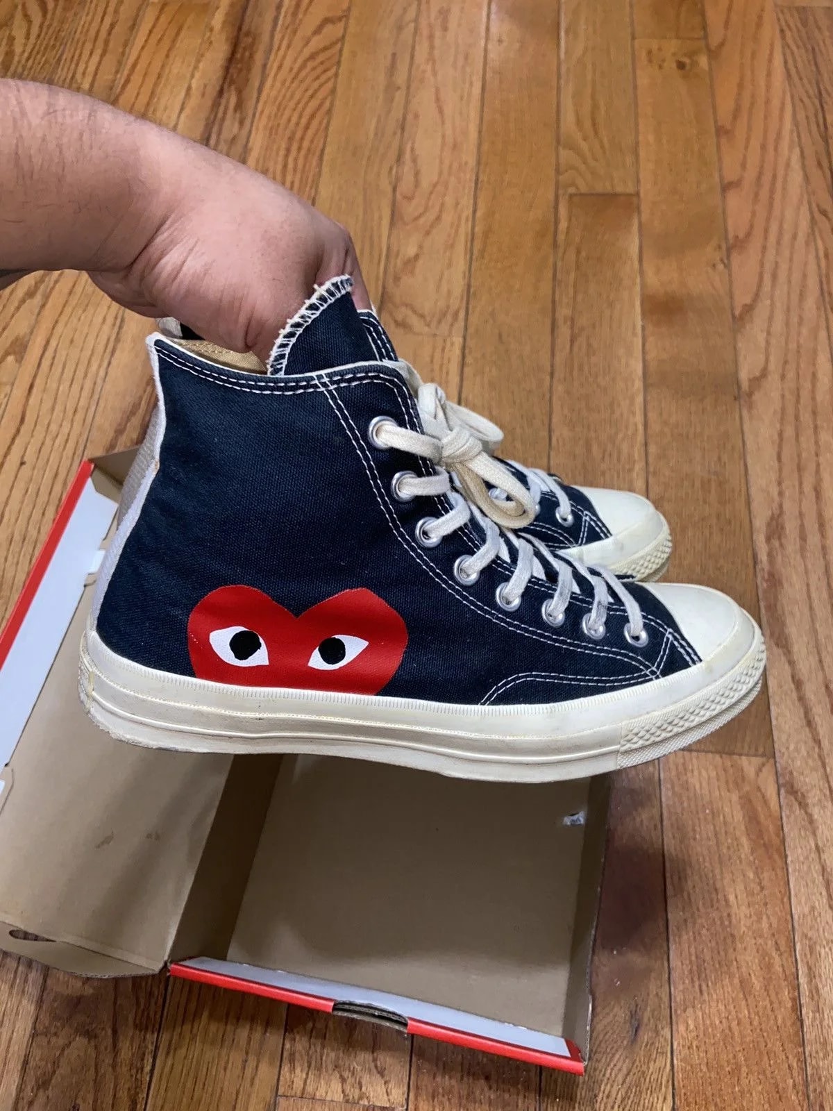 Comme des Garçons Play x Converse — Comme des Garçons Play X Converse Chuck 70 High — Sneaker — resale
