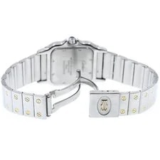 Cartier Santos GalbeeLM W20011C4 Date YG Bezel Beige Dial Quartz 's_969440 3
