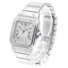 Cartier Santos GalbeeLM W20060D6 Date Beige Dial Quartz Watch_962657 2