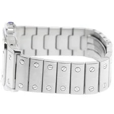 Cartier Santos GalbeeLM W20060D6 Date Beige Dial Quartz Watch_962657 4