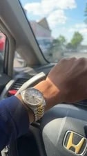 Rolex — Rolex Datejust 16013 Two Tone 18K Gold Champagne Tapestry Dial 36MM — Watch — resale