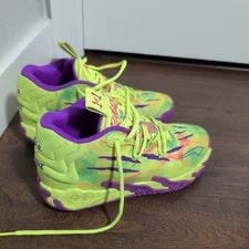Puma X LaMelo Ball MB.03 Spark Size 6 Basketball Shoe Cosmic Slime 3
