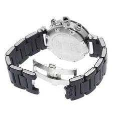 Cartier Pasha DE Chronograph W31088U2 42mm SS Black #C18650 3