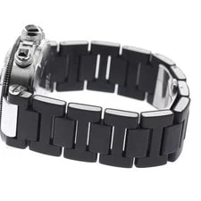 Cartier Pasha DE Chronograph W31088U2 42mm SS Black #C18650 4