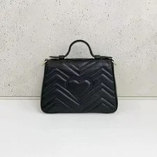 Gucci GG Marmont Small Chevron Top‑Handle 4