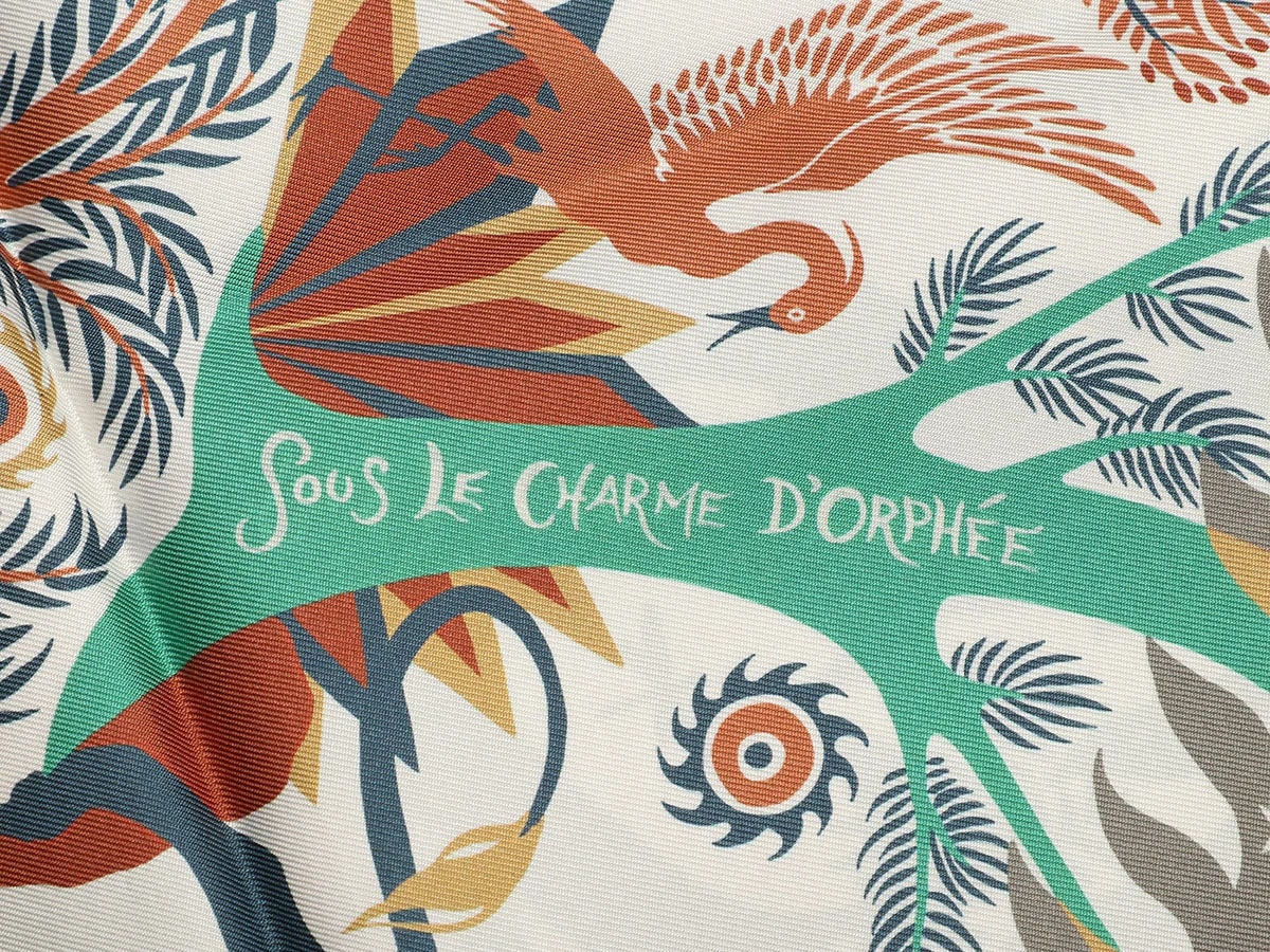 Hermès Sous le Charme d’Orphée Double Face Scarf 90cm 4