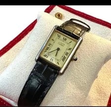 Cartier Must Tank LM Vermeil 925 Quartz Original Buckle 4