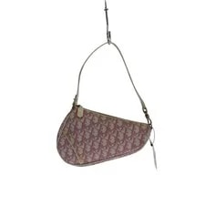Dior — Christian Dior Trotter Saddlebag Allover Pattern From Japan — Handbag — resale