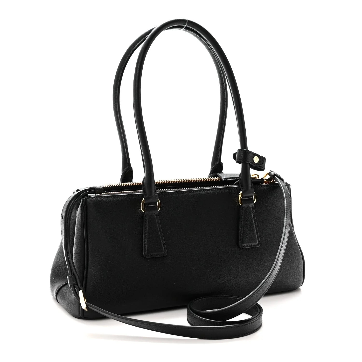 Soft Grain Medium East West Galleria Double Zip 3