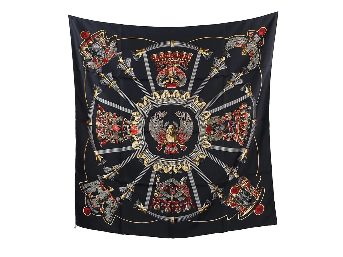Hermès — Hermès Scarabées et Pectoraux Scarf 90cm — Accessory — resale