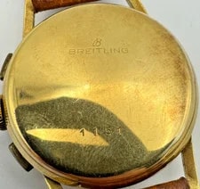 Breitling Geneve Chronographe 1151 - Cal. Venus 188 - Or 18kt Ans '50 4