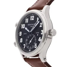 Patek Philippe Complications Calatrava Pilot Travel Time Strap 5524G-001 2