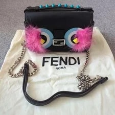 Fendi — Fendi Micro Monster Double Bucket -Color — Handbag — resale