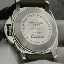 Panerai Luminor GMT PAM01088 | | Extra OEM Green Rubber Strap 3