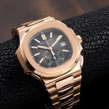 Patek Philippe Nautilus 5980/1R -001 Rose Gold W/ Box and Papers 2