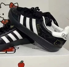US Seller- Hello Kitty X Adidas Gazelle Shoes, & Kawaii US10, EU44 2