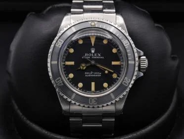 Rolex Submariner "Ghost Bezel - Serif Dial" - 5513 - Black - Stainless Steel - 40mm 2