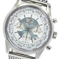Breitling Transocean Chronograph Unitime AB0510 Automatic 46mm Silver;White 2