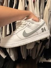 Size 9M Nike SB Dunk Low Pro OG QS Supreme /Metallic Very Clean 4
