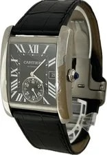 Cartier — Cartier Tank MC W5330004 3589 Black 44mm Automatic Excellent A5872 — Watch — resale
