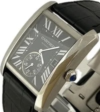 Cartier Tank MC W5330004 3589 Black 44mm Automatic Excellent A5872 4