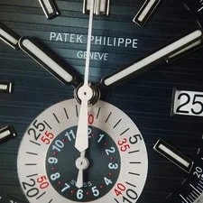 Patek Philippe Nautilus Chronograph Blue Dial 2013 Full Set 5980/1A-001 3