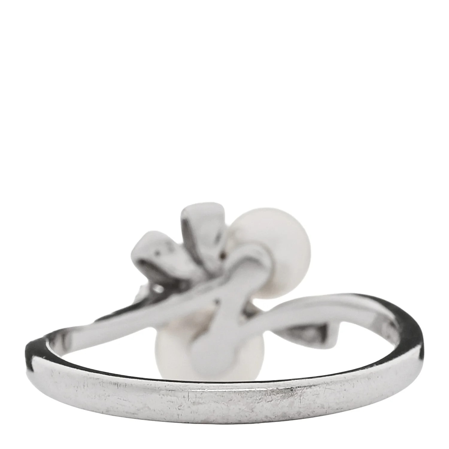 18K White Gold Akoya Cultured Ribbon 51 5.75 4