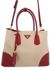 Prada — Prada Canapa Double — Handbag — resale