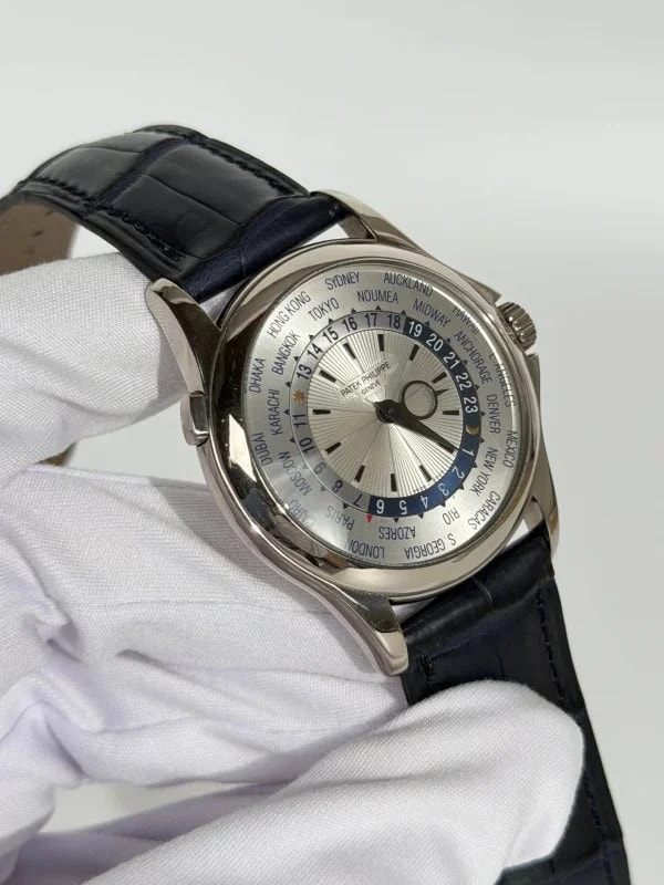 Patek Philippe Complications World Time 18K White Gold 3