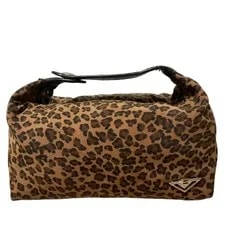 Bottega Veneta — Bottega Veneta Leopard Mini Pouch Animal Print Micro AB Condition Jap — Handbag — resale