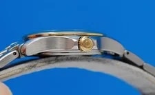 Omega Seamaster 18K Gold & SS - Blue Diamond Dial 2