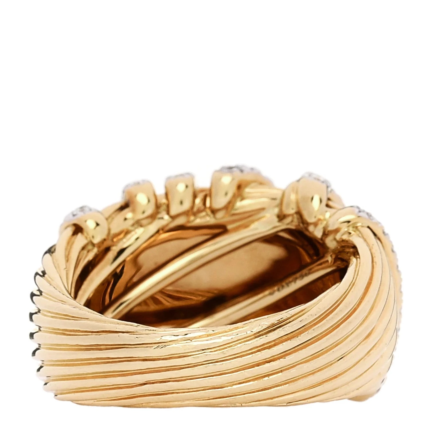 18K Yellow Gold 15mm Helena 52 6 3