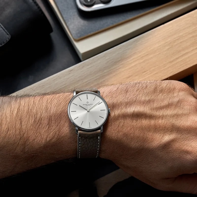 1970s Vacheron Constantin Dress in Stainless Steel With 'Sigma' Dial 2