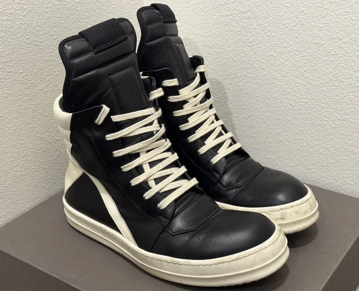 Rick Owens — Rick Owens Geobasket Milk Sz 43 , Tote Included — Sneaker — resale