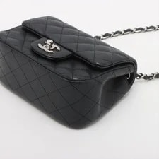 Chanel Minimatrasse 17 Grained Single Flap Single Chain Silve 3