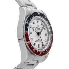Tudor Black Bay GMT Steel Auto 41mm Opaline Blue Red Bezel Bracelet 79830RB 3