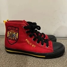 8.0US Ralph Lauren Shoes Polo Espa A High Cut Limited Edition Vhtf 4