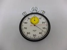 Heuer — Heuer Stopwatch 570 Decimal 1/100 Minute Increments Split Unused — Watch — resale