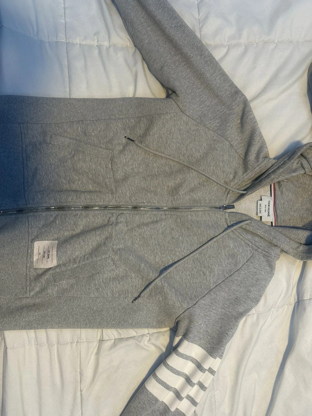 Thom Browne 4-Bar Classic Zip-up — streetwear — resale