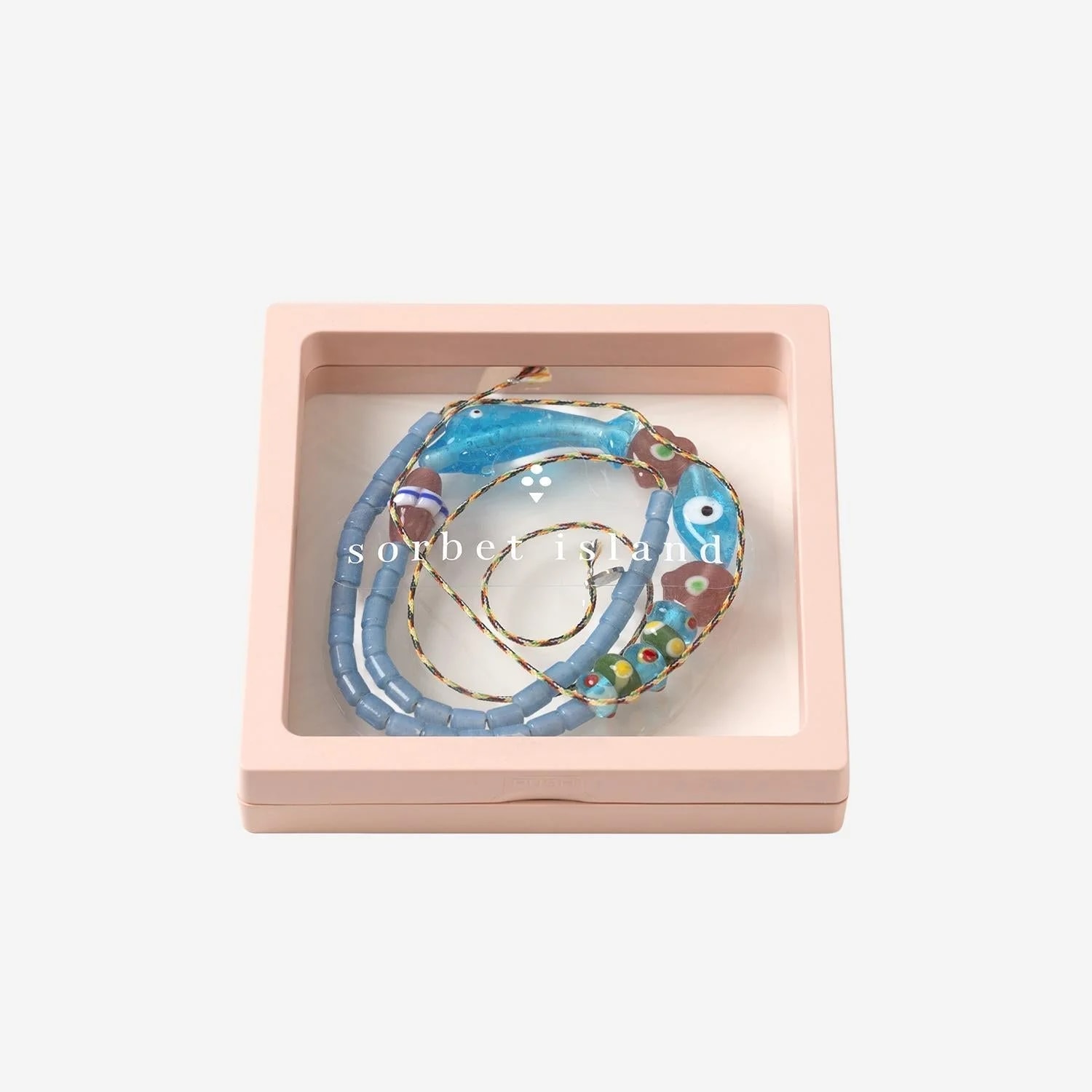 Sorbet Island — Sorbet Island Bead With Dolphin Charm — /fabric — Jewelry — resale